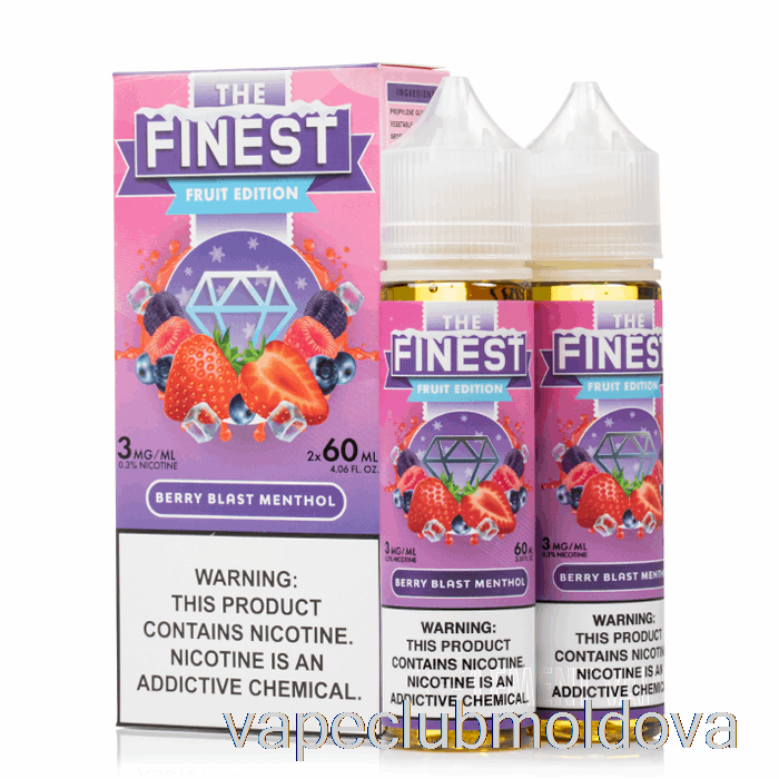 Kit Vape Pod Berry Blast Mentol - Cea Mai Bună Ediție De Fructe - 120ml 3mg